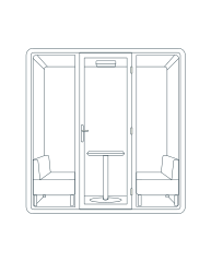 6 Person Booths